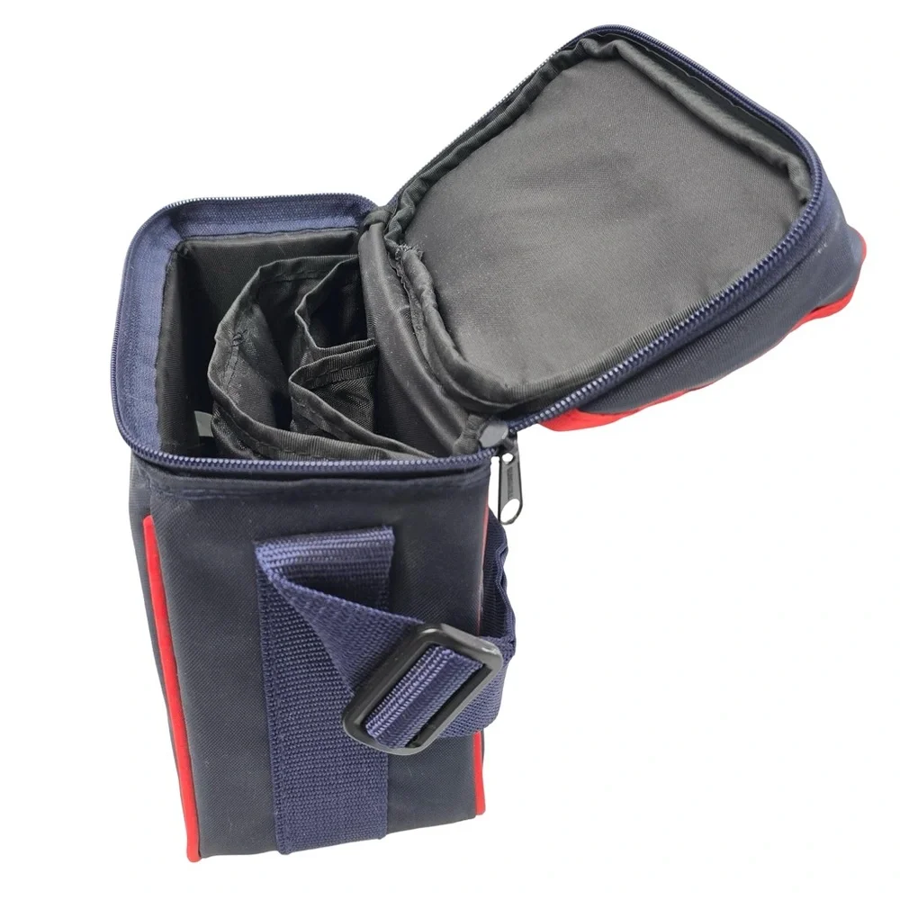 Bushnell Sport-Pak Binocular Case Padded Carry Bag Black‎ Red